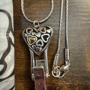 Brighton Heart Pendant Necklace with Chain